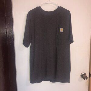 Carhartt Gray Short-Sleeve T-shirt, Size Large